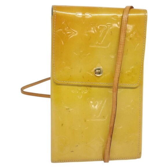 LOUIS VUITTON Monogram Vernis Walker Wallet Beige - Picture 1 of 15
